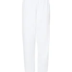 basic white plain sweatpant